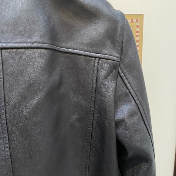 AllSaints Bales Leather Jacket - Picture 7 of 11